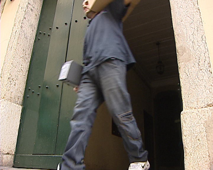 Incêndio na baixa pombalina