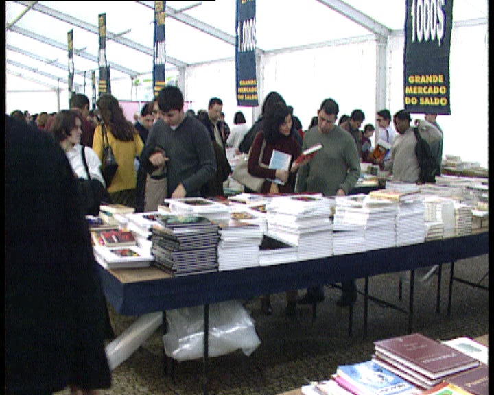 Feira do livro no Palácio de Cristal