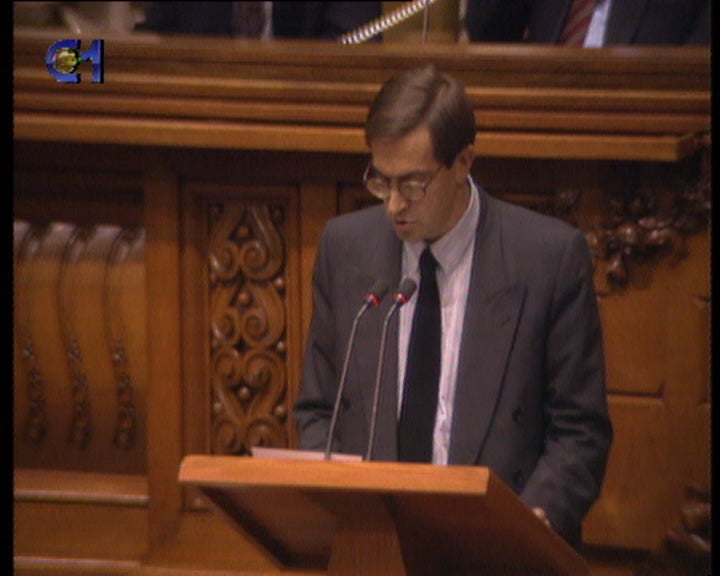 Sessão parlamentar na Assembleia da República