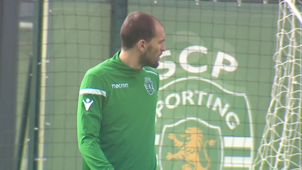 Futebol: Treino do Sporting