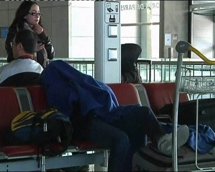 Aeroportos europeus fechados