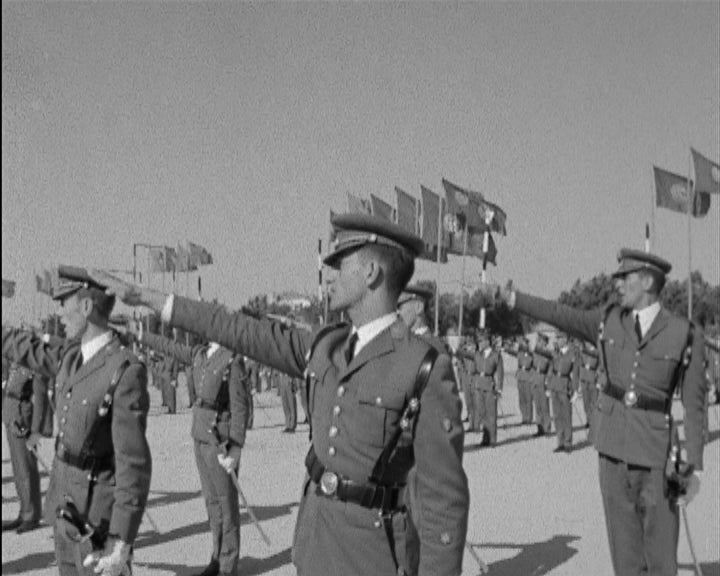 Juramento de bandeira na Academia Militar