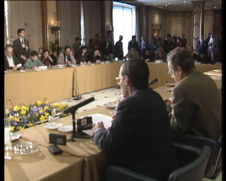 Reunião dos ministros do Ambiente da CEE