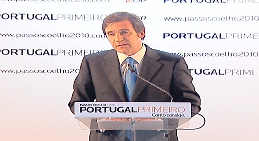 Candidatos do PSD e Jorge Lacão