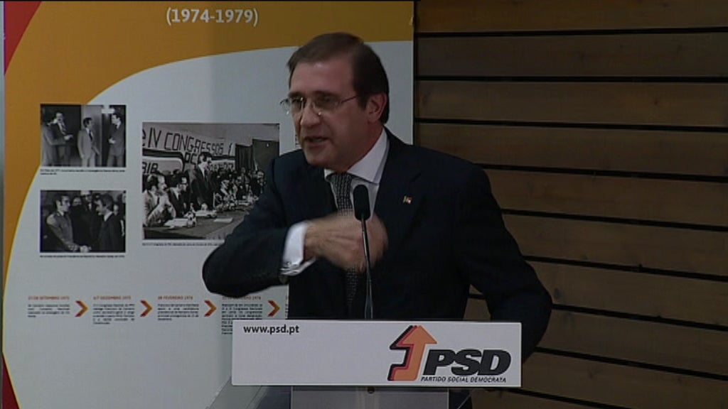 Declarações de Pedro Passos Coelho