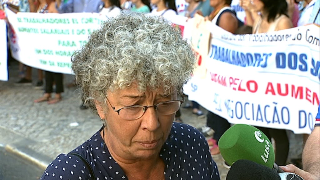 Greve de trabalhadores dos hipermercados