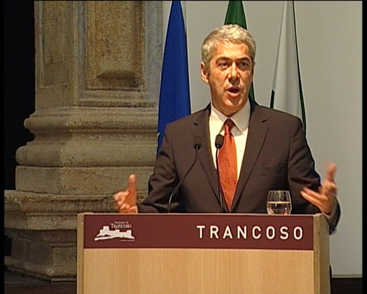 José Sócrates homenageado em Trancoso