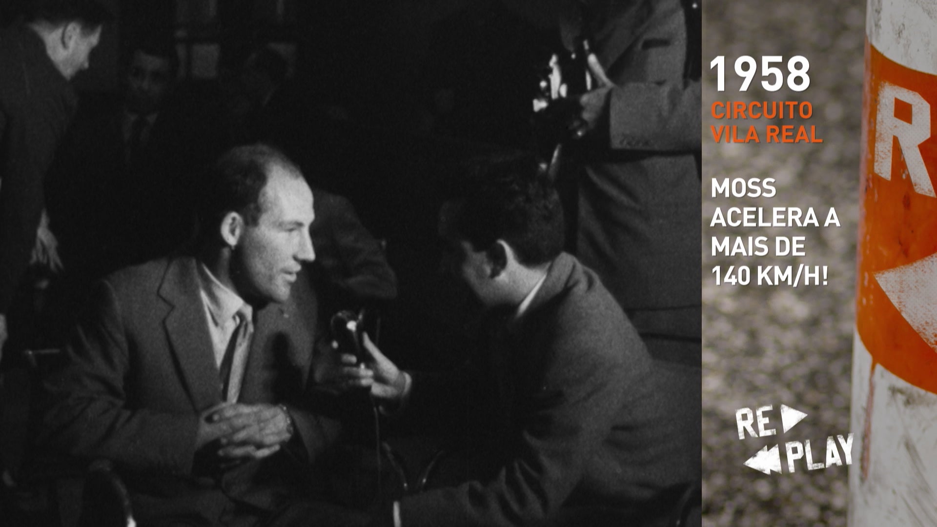 1958 Circuito Vila Real: Moss acelera a mais de 140 KM/H!