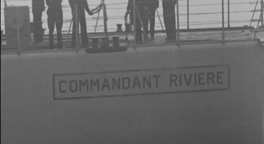 Chegada do navio Commandant Rivière