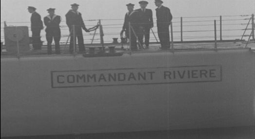 Chegada do navio Commandant Rivière
