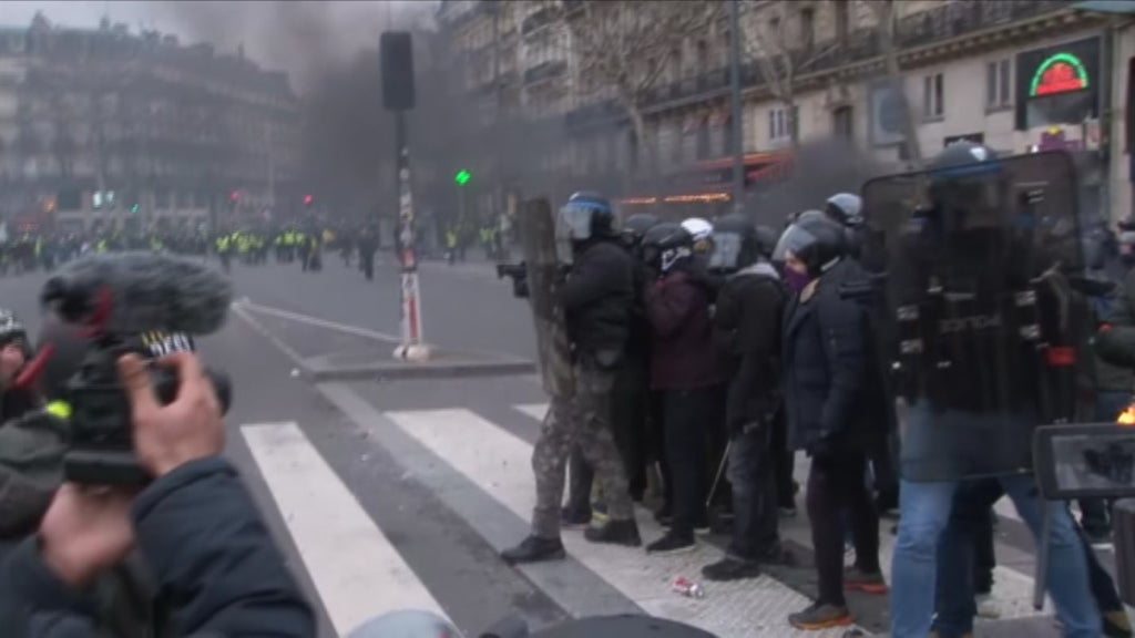 Manifestação Coletes Amarelos em Paris