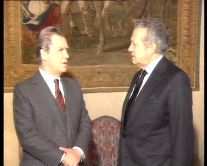 Mário Soares recebe Valentin Vdovin