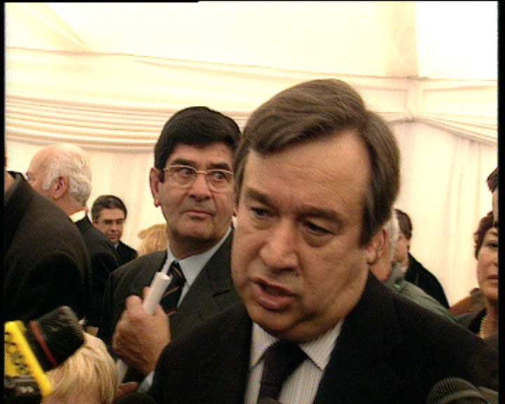 Guterres apresenta protesto formal