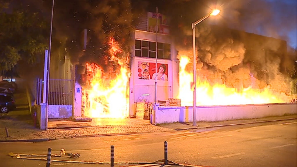 Incêndio em Lisboa