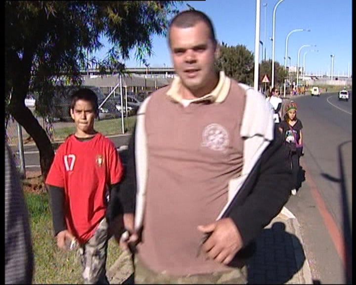 Chegada da Selecção Nacional de Futebol à África do Sul