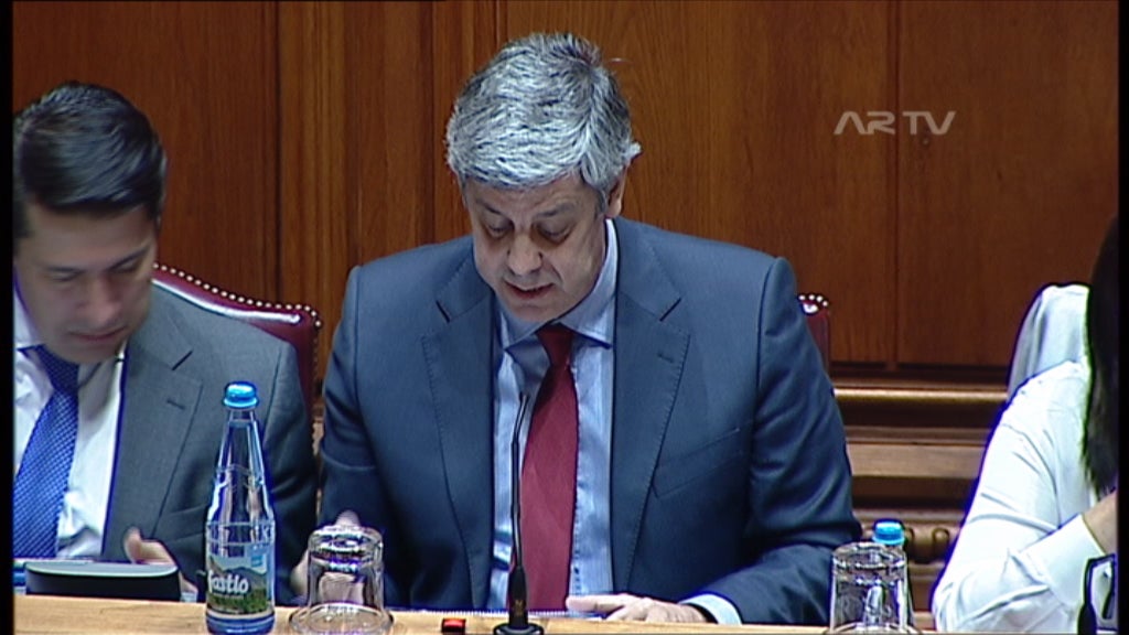 Apresentação da proposta de Orçamento do Estado