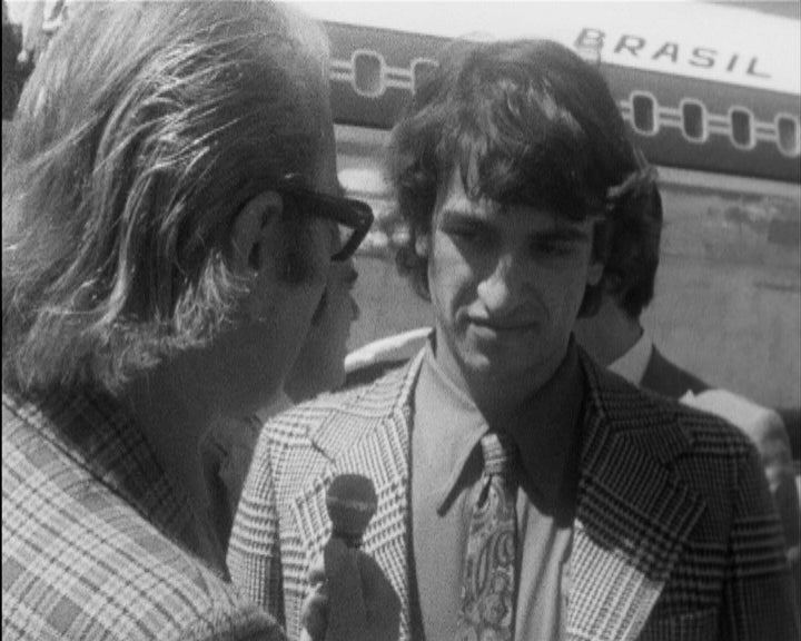 Chegada do nadador José Namorado