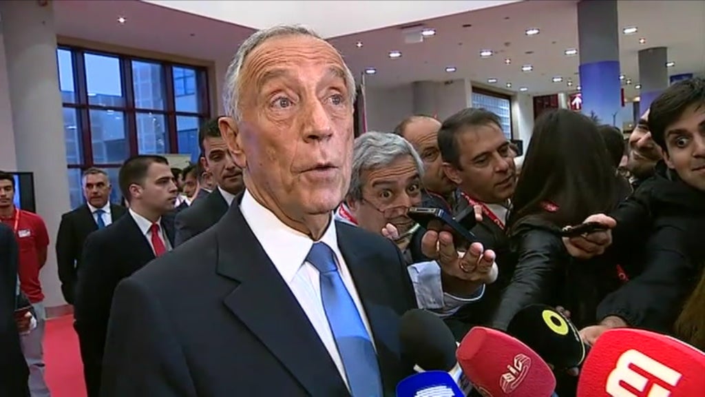Marcelo Rebelo de Sousa no Rali de Portugal