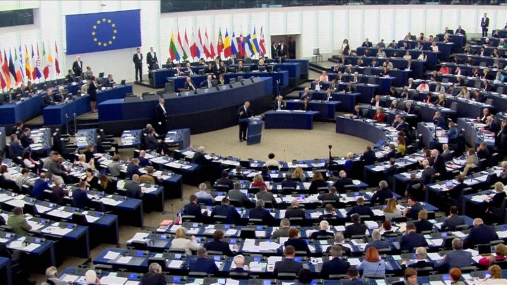 Marcelo Rebelo de Sousa no Parlamento Europeu