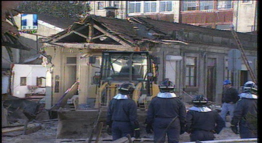 Erro humano na origem do acidente que causou a derrocada de prédios no Porto