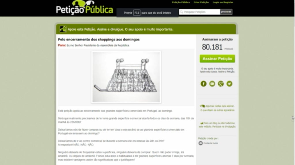 Encerramento dos centros comerciais