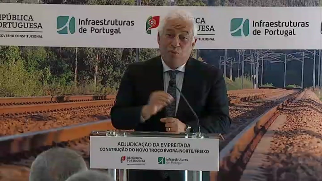 Apresentação de novo troço ferroviário