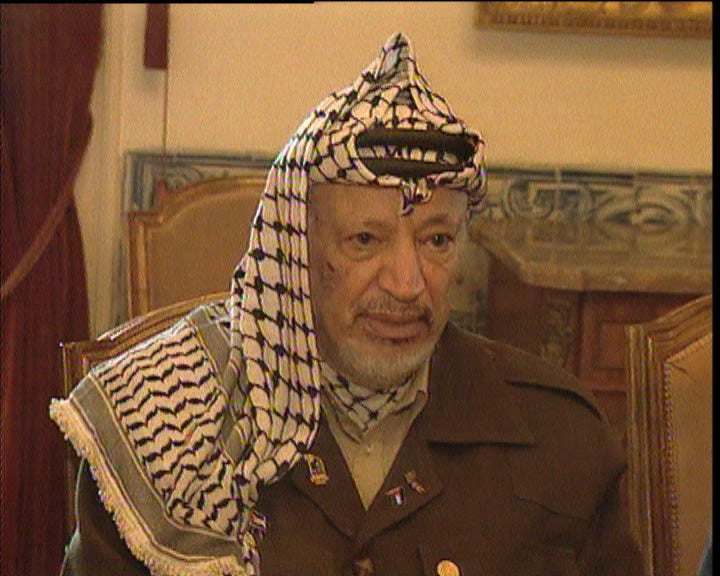Yasser Arafat em Lisboa