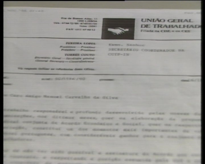 Proposta da UGT à CGTP