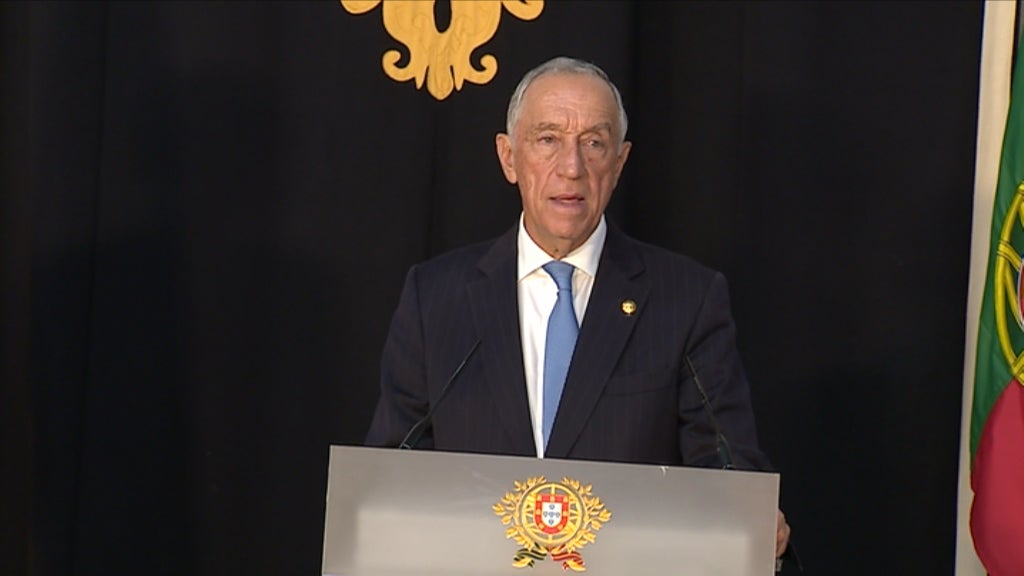 Intervenção de Marcelo Rebelo de Sousa