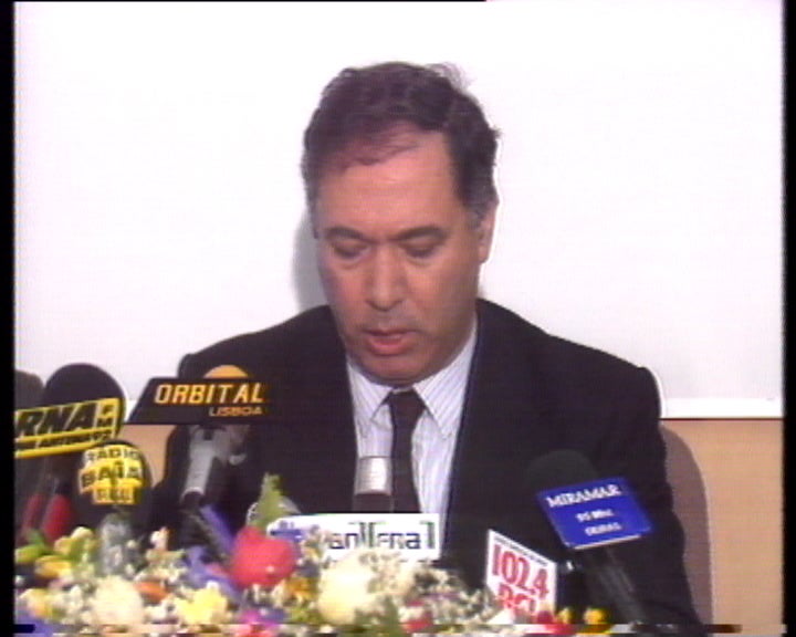 Conferência de imprensa sobre toxicodependência