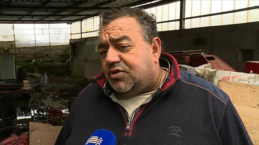 Estragos provocados pelo mau tempo em Lavra