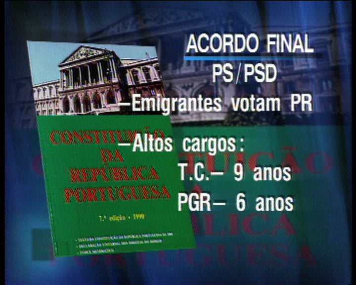 Revisão constitucional entre PS e PSD