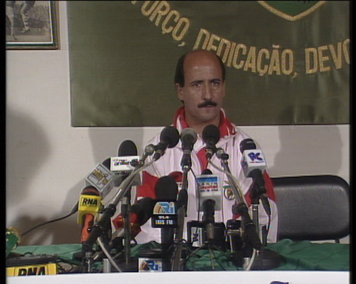 Conferência de imprensa do Benfica